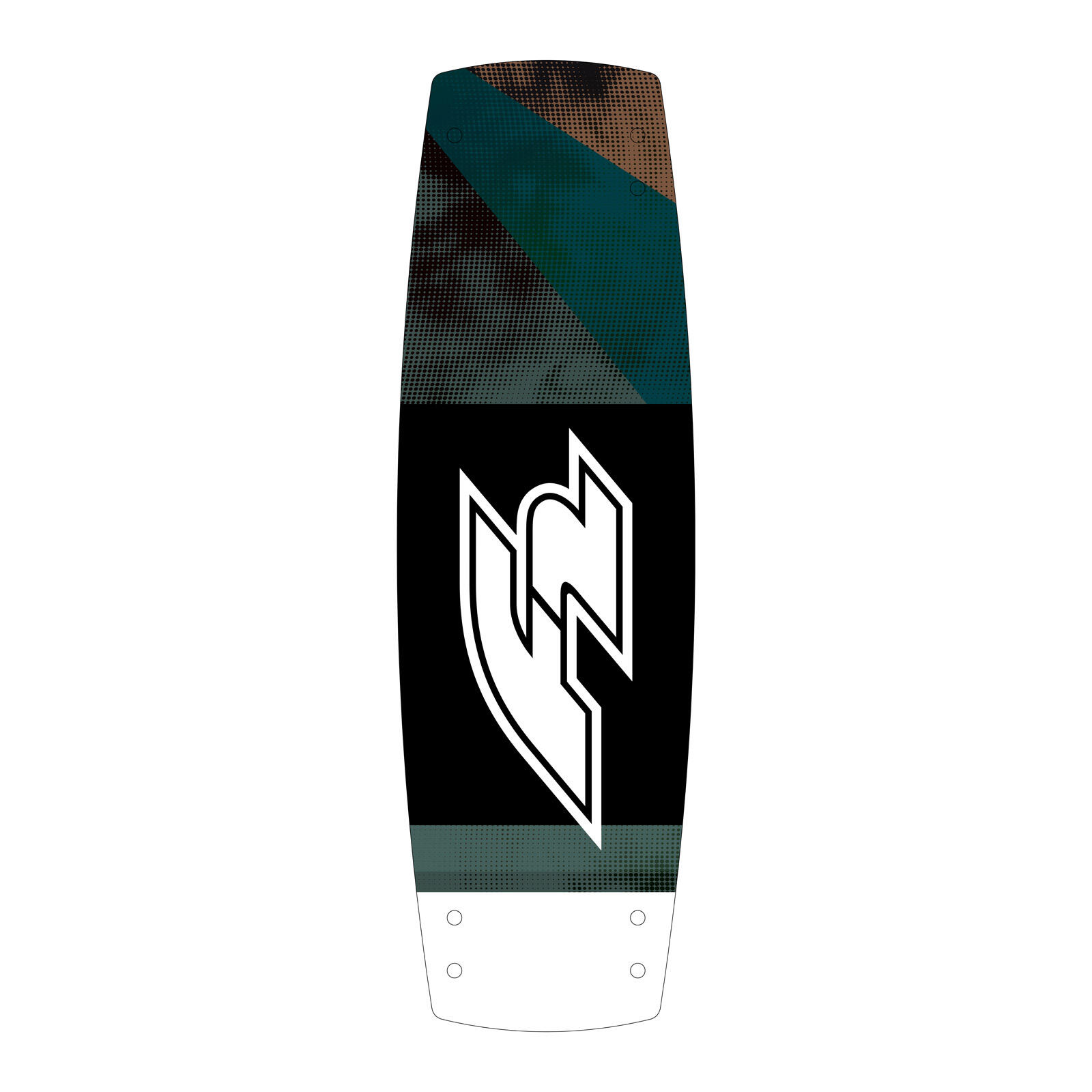 F2  Wakeboard Coast  138 cm Petrol 2025 2/2