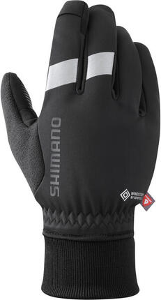 Gants de vélo WINDSTOPPER Primaloft, noir