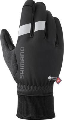 Guanti da ciclismo WINDSTOPPER Primaloft. nero