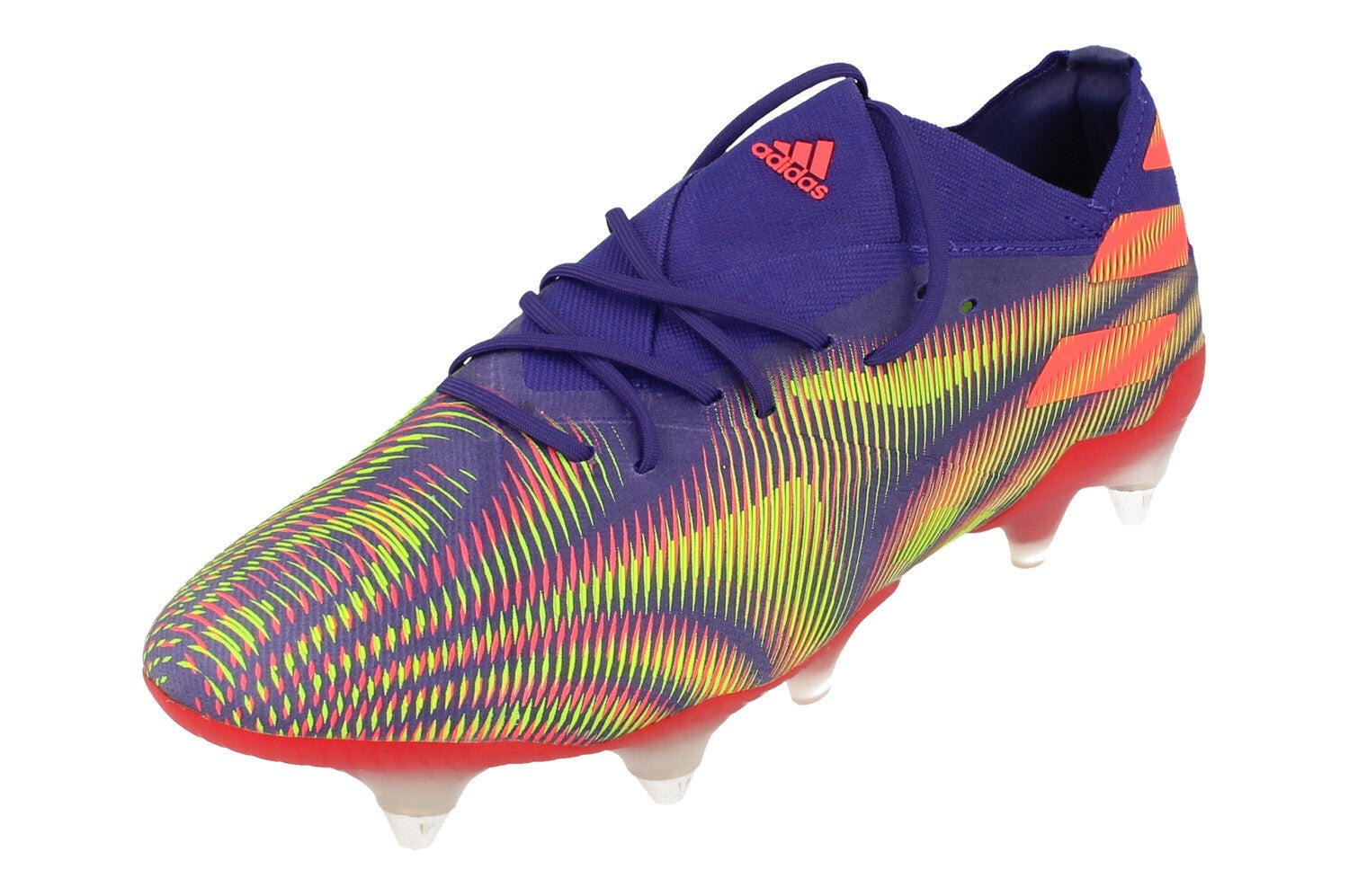 adidas スパイク　NEMEZIZ.1 SG ADIDAS NEMEZIZ .1 SG SOFT GR CLEATS BLUE NEON GREEN FW7421