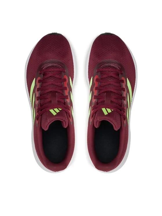 Scarpe uomo running adidas runfalcon 3.0 - bordeaux 2/6