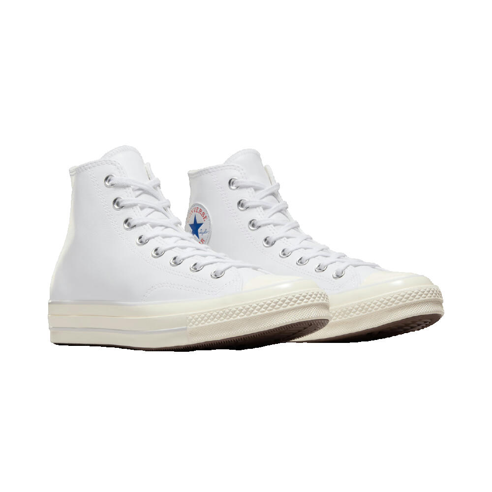 Chaussures Femmes Converse Chuck 70 Leather Blanc 3/3
