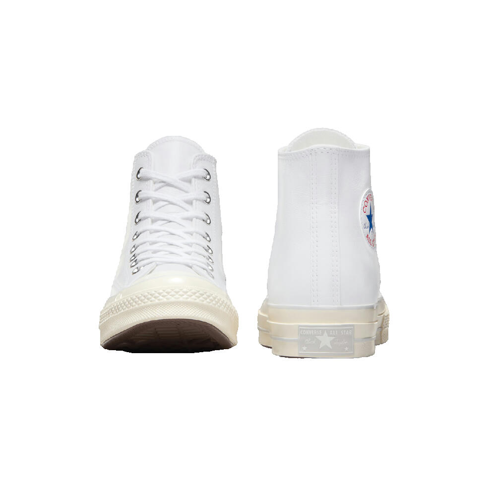 Chaussures Femmes Converse Chuck 70 Leather Blanc 2/3