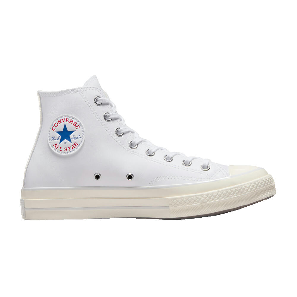 Chaussures Femmes Converse Chuck 70 Leather Blanc 1/3