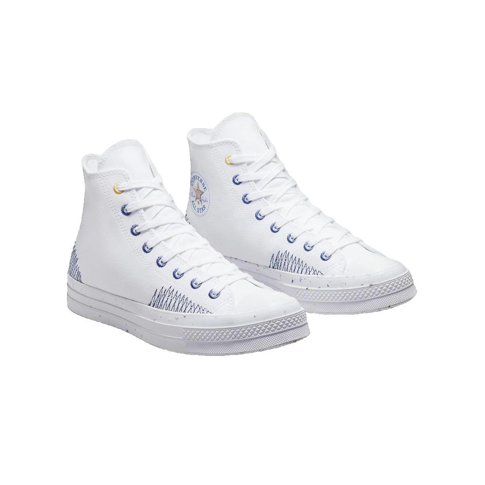 Chaussures Adultes Converse Chuck 70 Stitched Blanc 2/3