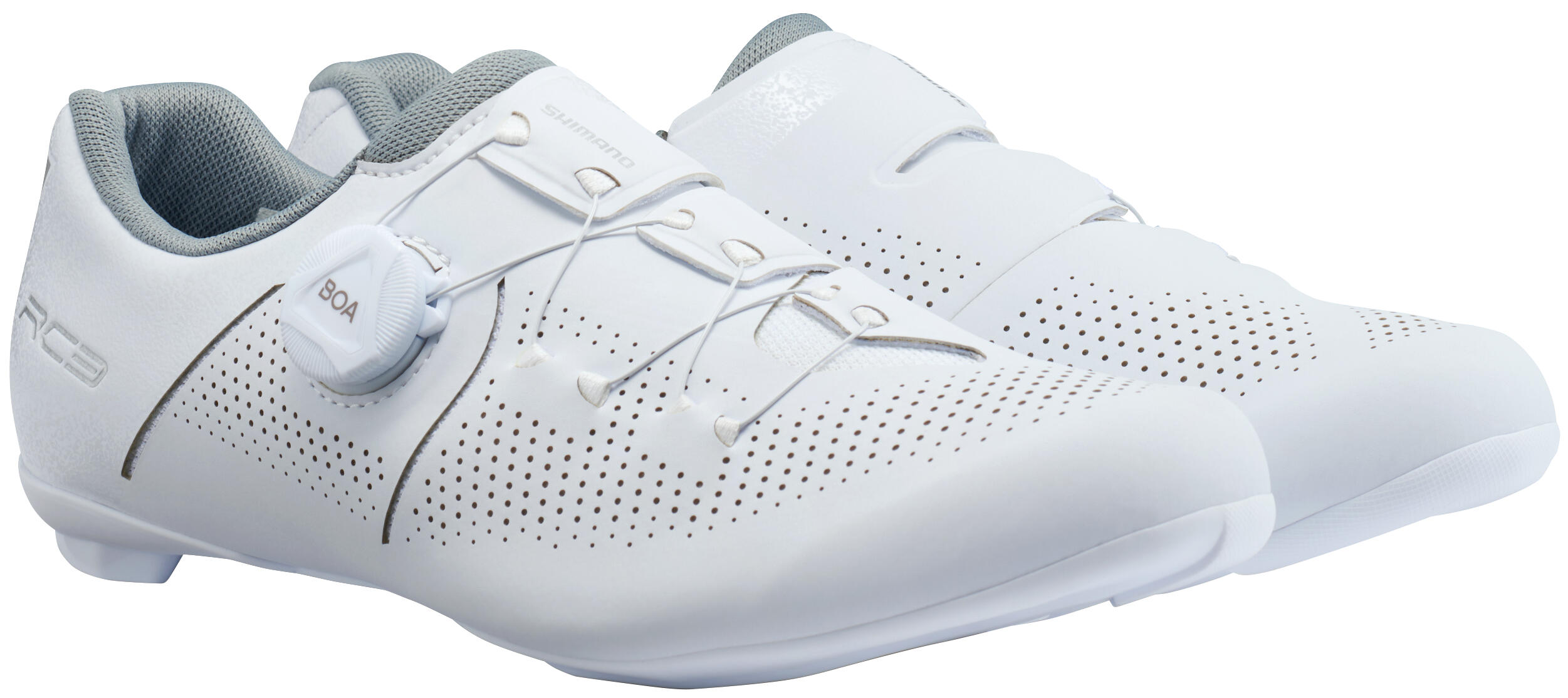 SHIMANO Bicicletta da strada - Scarpe da bicicletta RC302, bianco 6/6