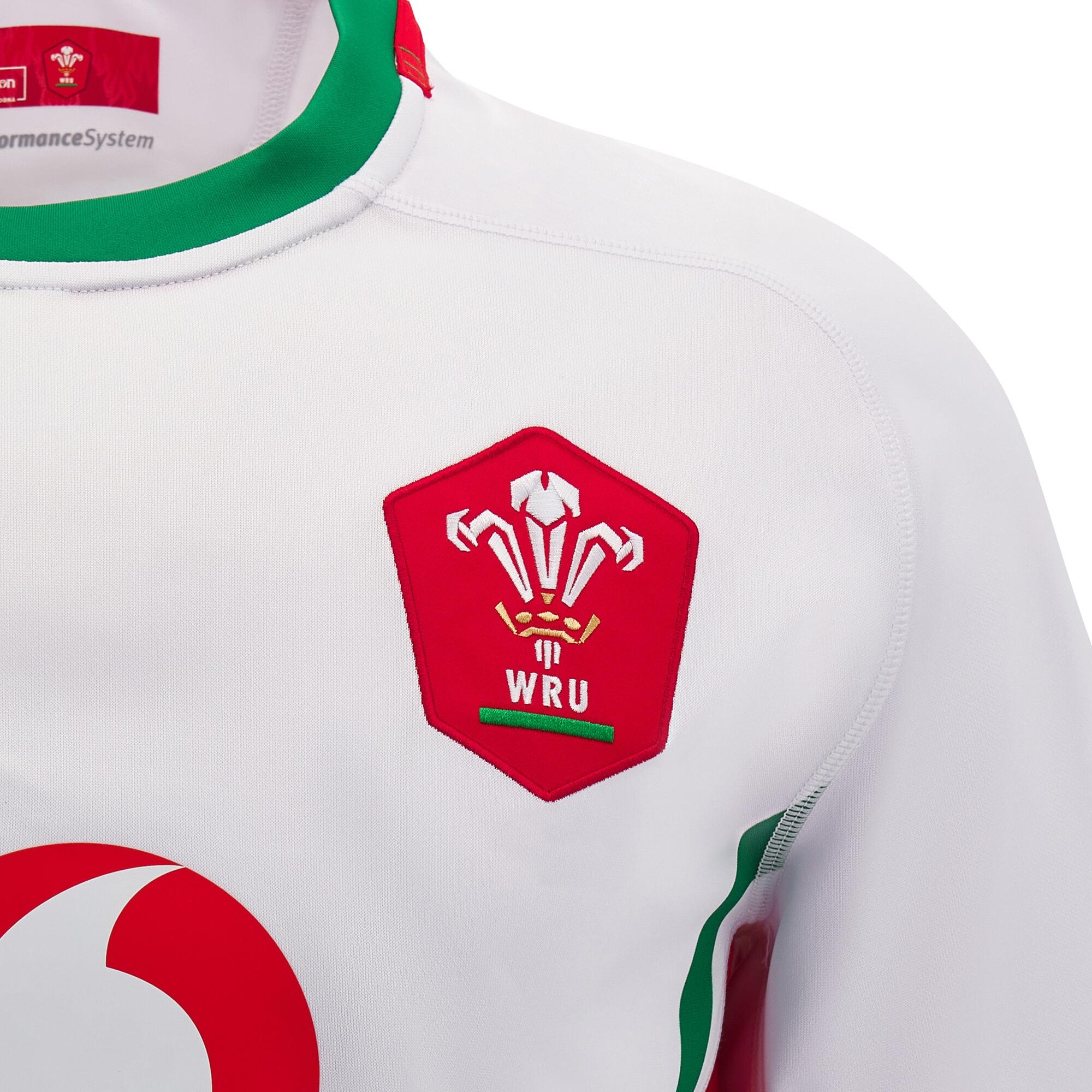 Wales WRU 2024/25 Adults Six Nations Away Rugby Shirt 3/6
