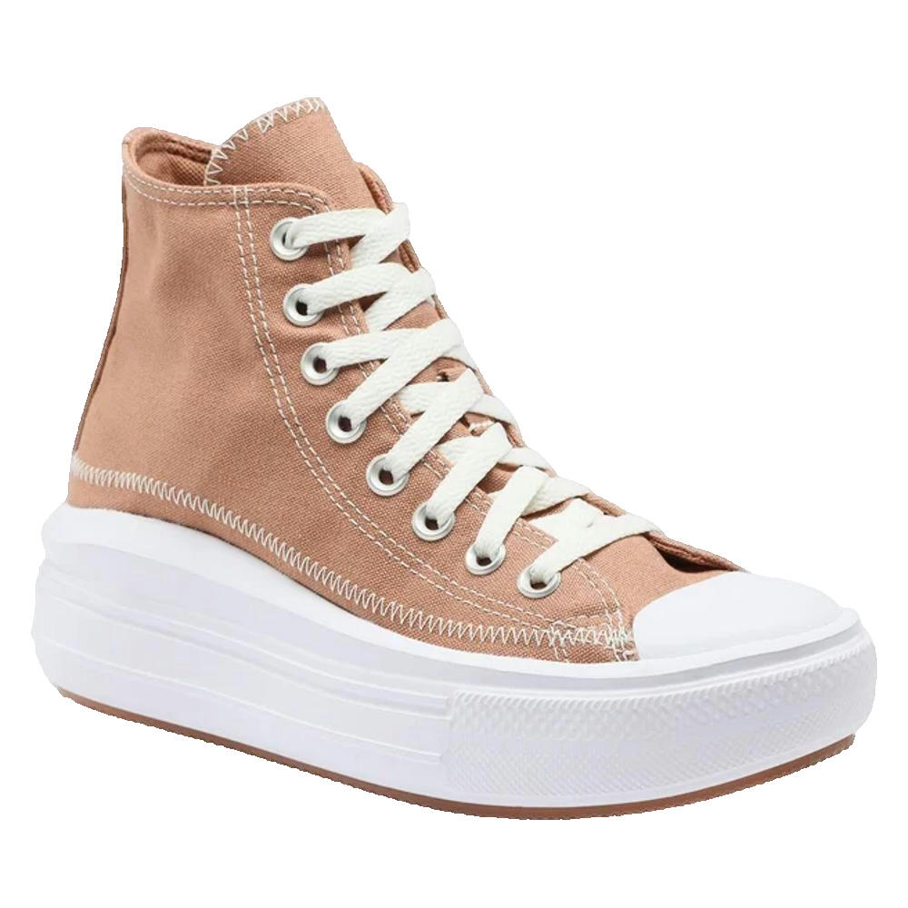 Chaussures Femmes Converse Sneakers Chuck Taylor All Star Move Marron 1/3