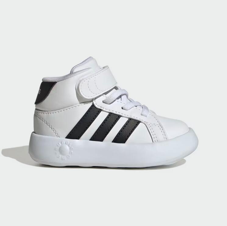 Scarpe bambino adidas grand court mid bianco nero ADIDAS Decathlon