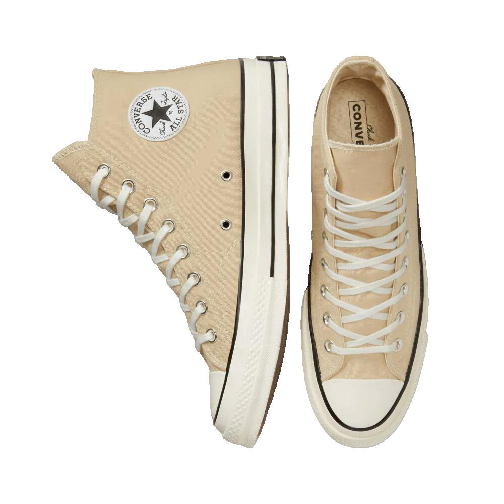 Chaussures Adultes Converse Chuck 70 Canvas Beige 2/3