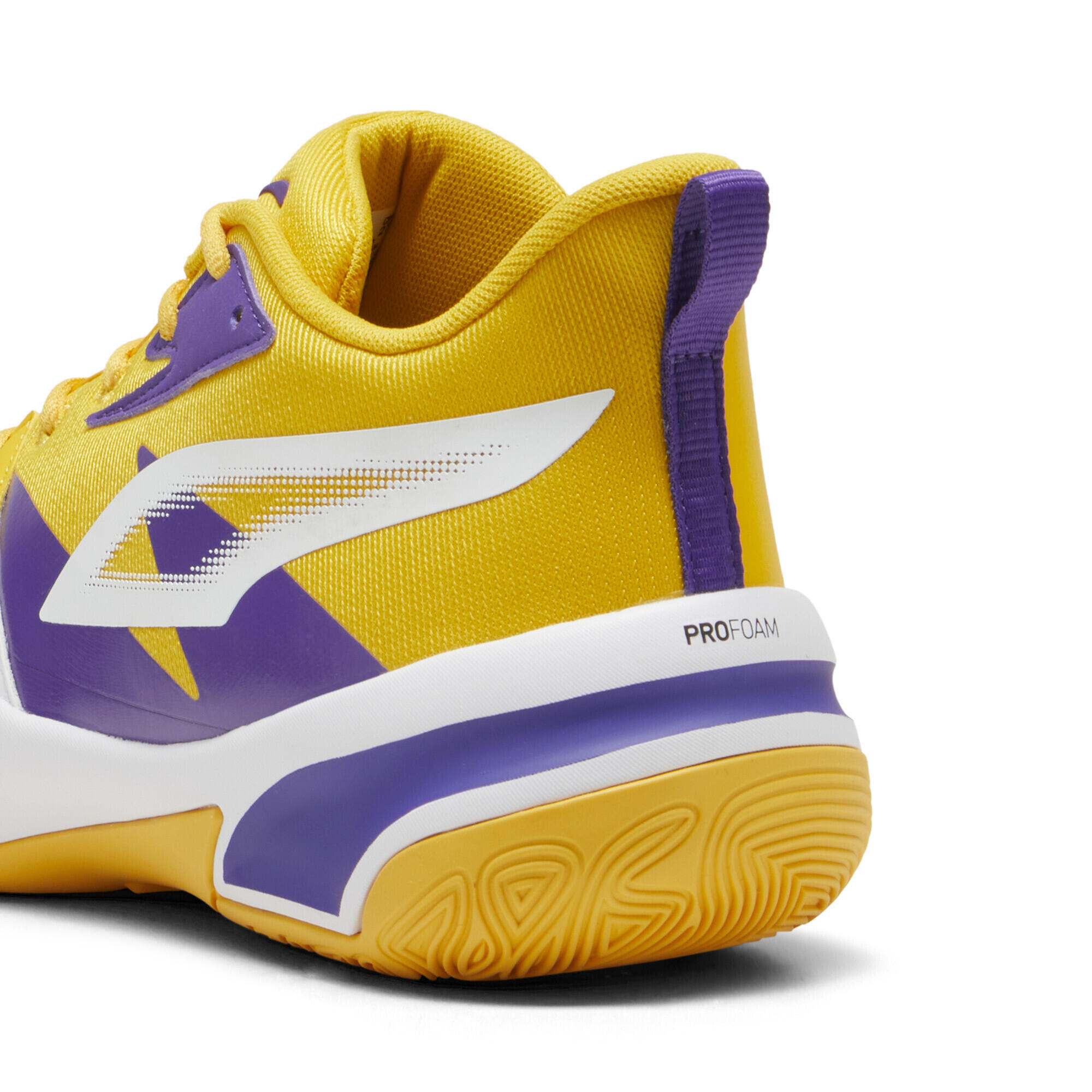 Genetics basketbalschoenen PUMA Yellow Sizzle White 4/7
