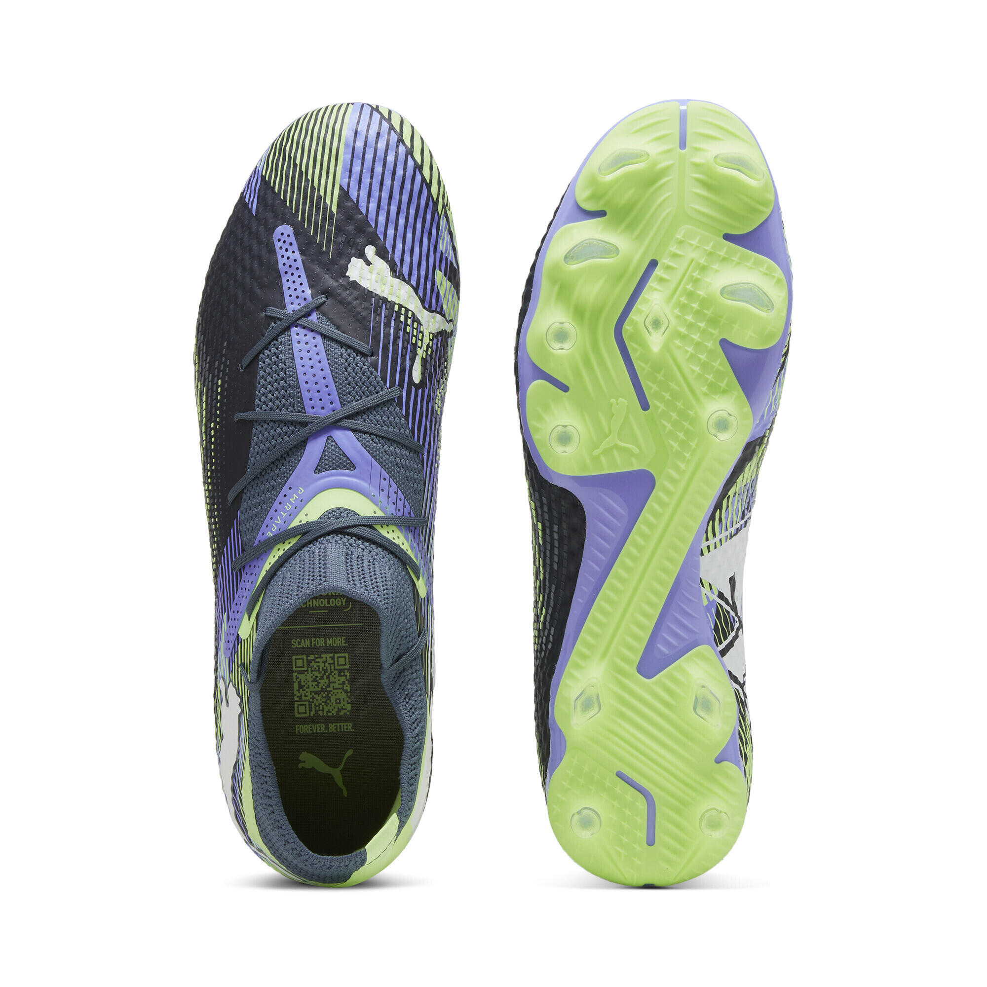 Kopačky FUTURE 7 PRO+ FG/AG PUMA Gray Skies White Fizzy Apple Yellow 7/7