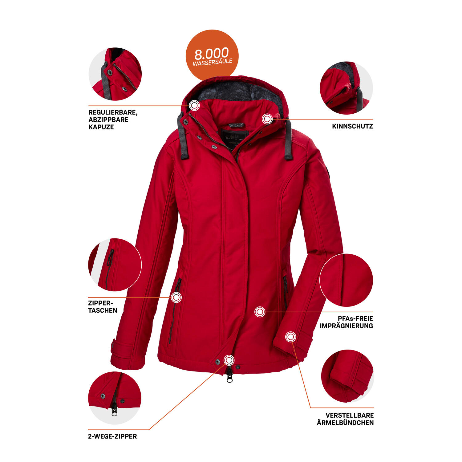 Damen Softshelljacke GW 23 WMN SFTSHLL JCKT 7/7