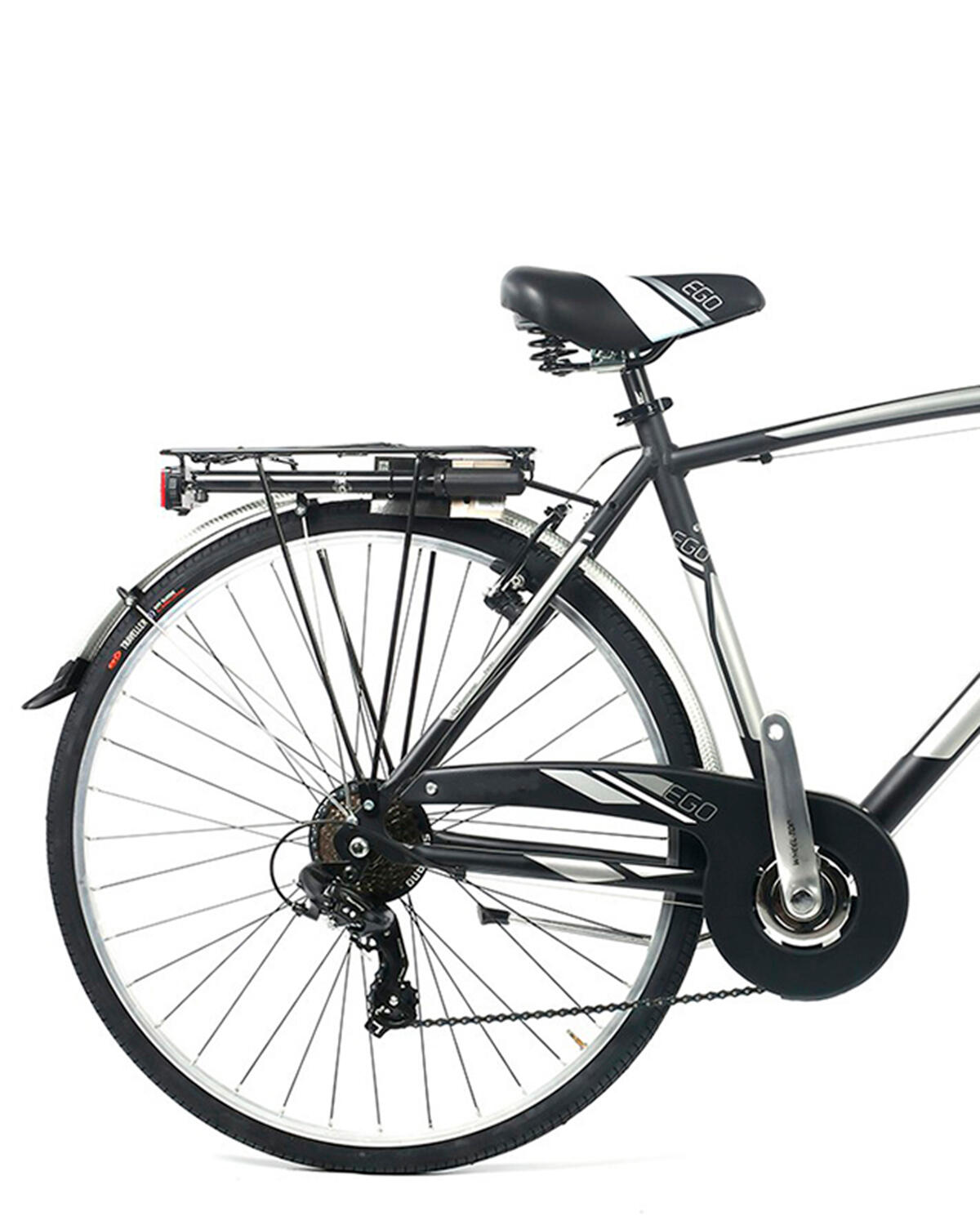 Bicicleta de cidade Canellini EGO Alumínio Homem 21v - Preto 3/3