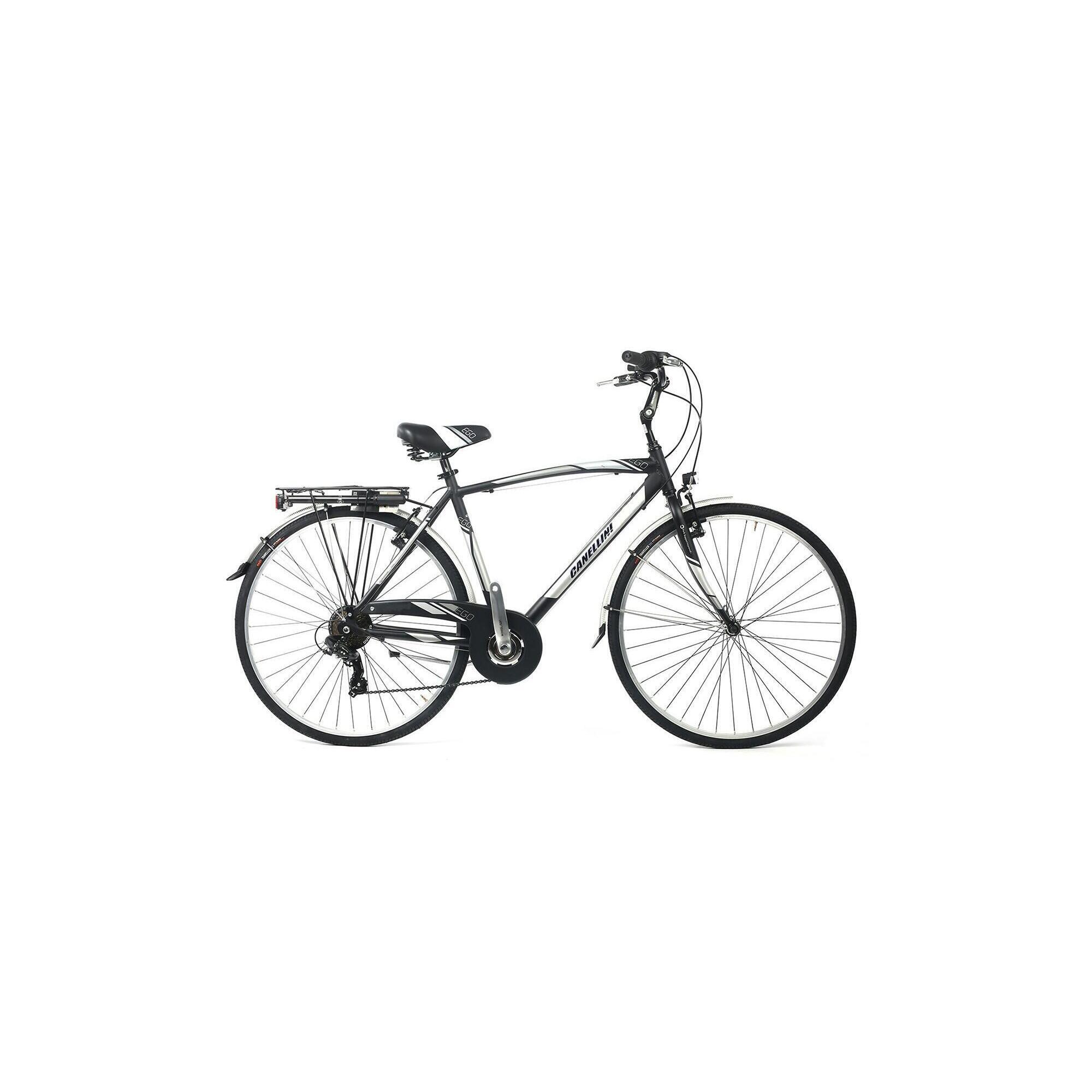 Rower miejski Canellini EGO Aluminium mężczyzna - Czarny