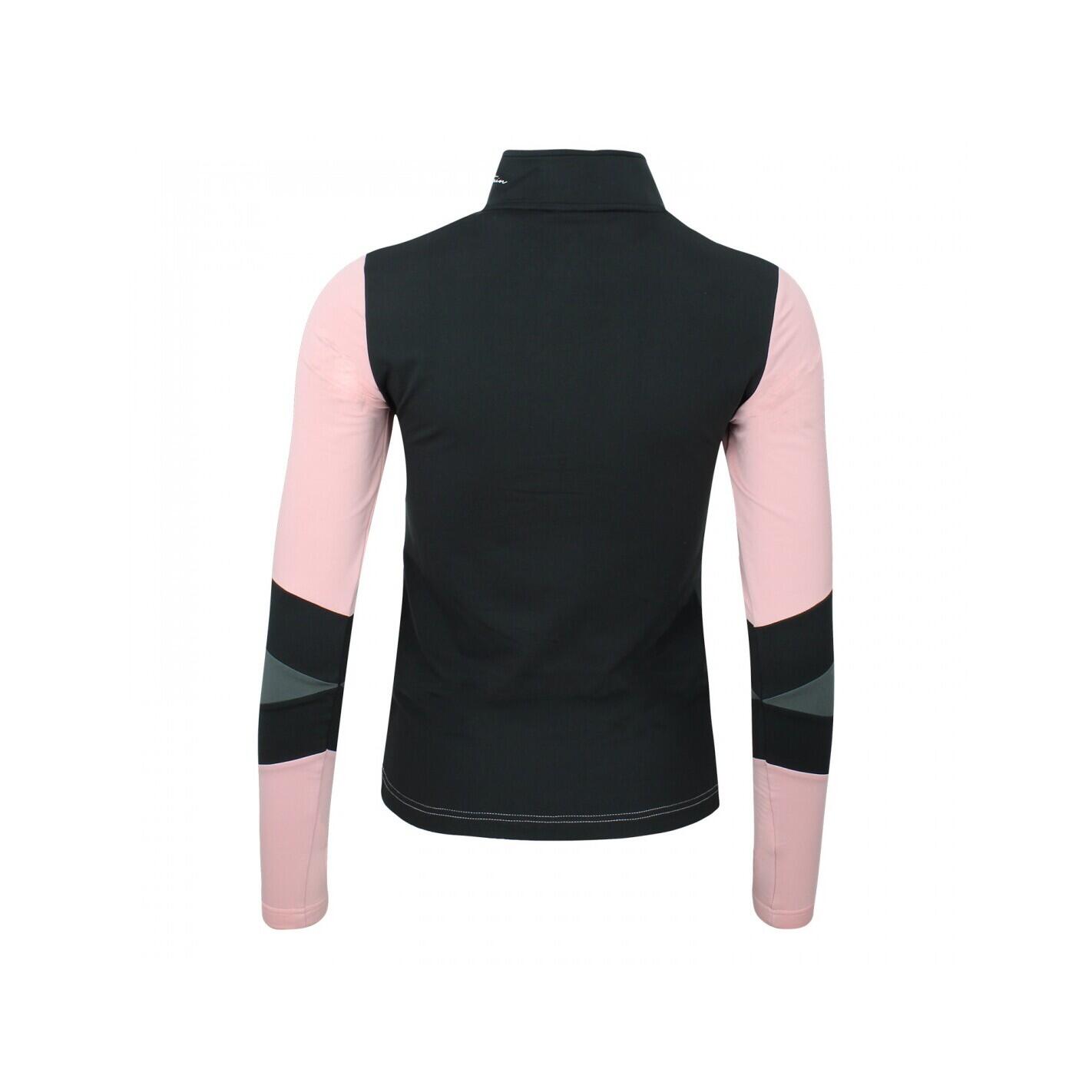 T-shirt 1ere peau avec zip femme Peak Mountain 2/3