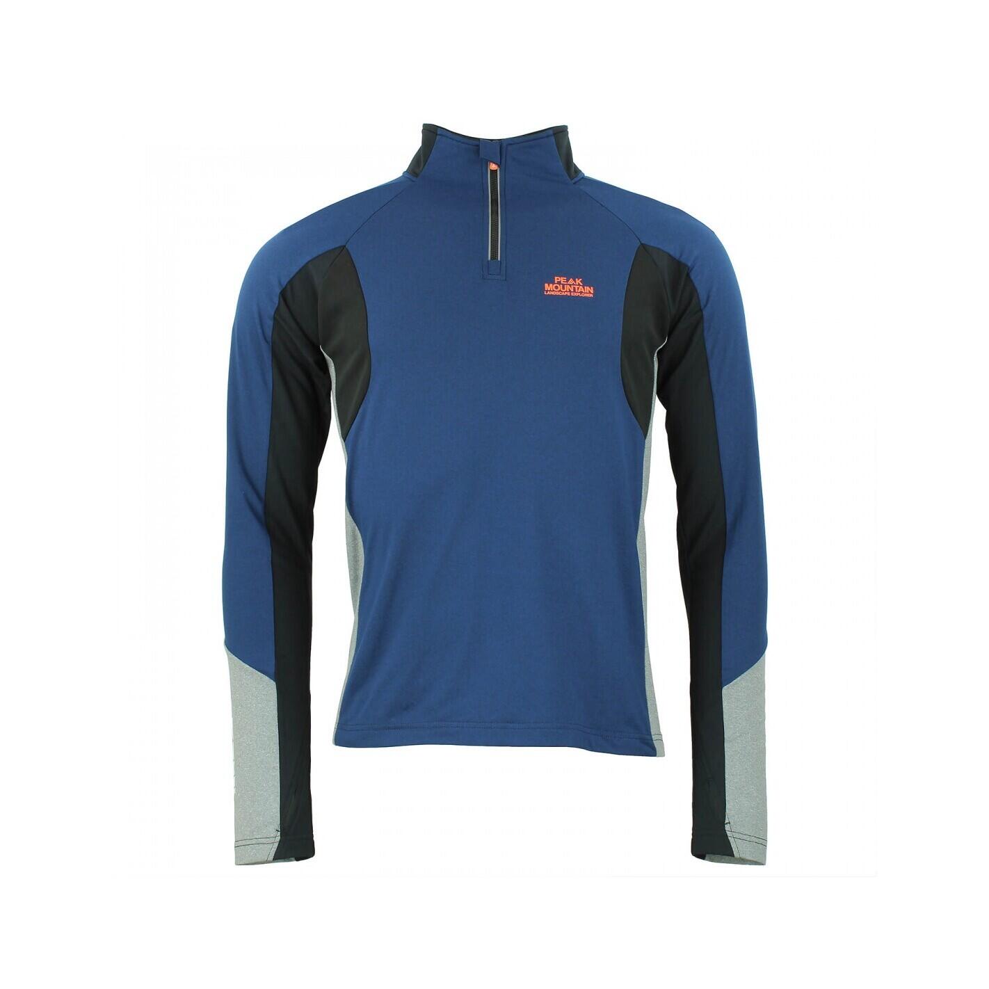 PEAK MOUNTAIN T-shirt con zip Peak Mountain