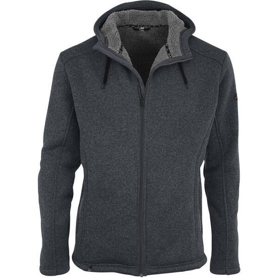 Polar-Strickfleecejacke Jachenau mit Kapuze