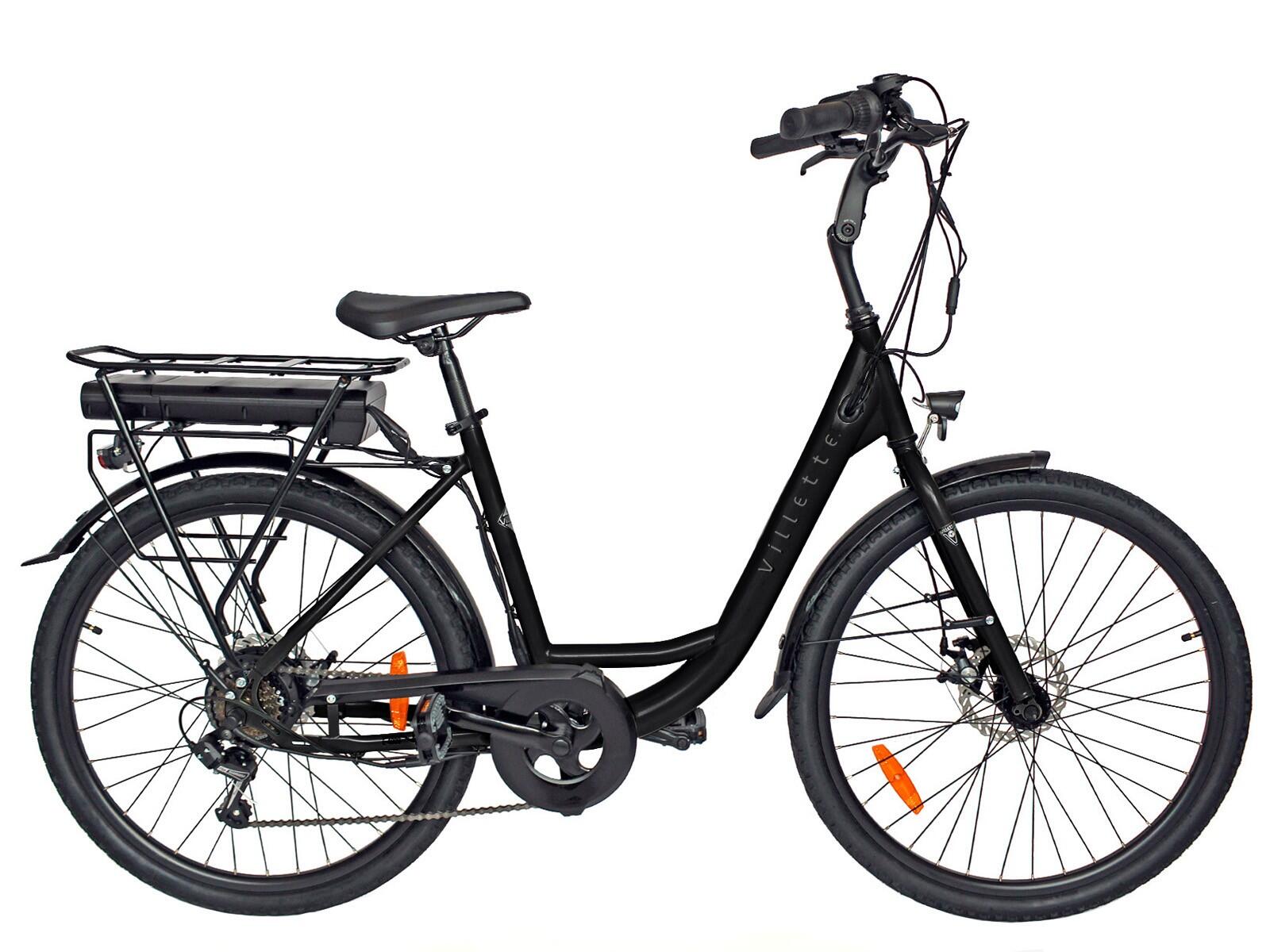VILLETTE Villette le Debutant Plus dames e-bike 7.8Ah 7Sp 26 inch Glossy Black