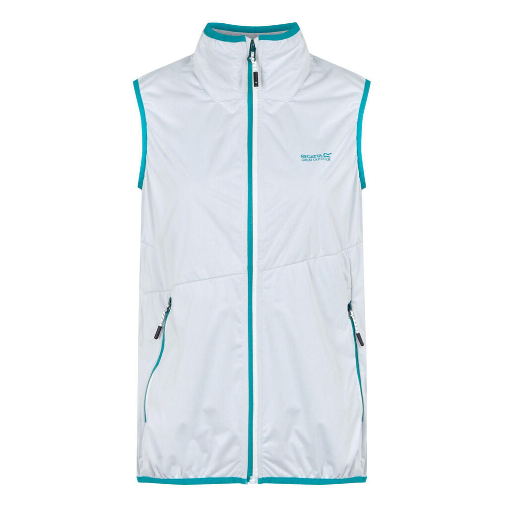 Womens/Ladies Body Warmer (White/Tahoe Blue)
