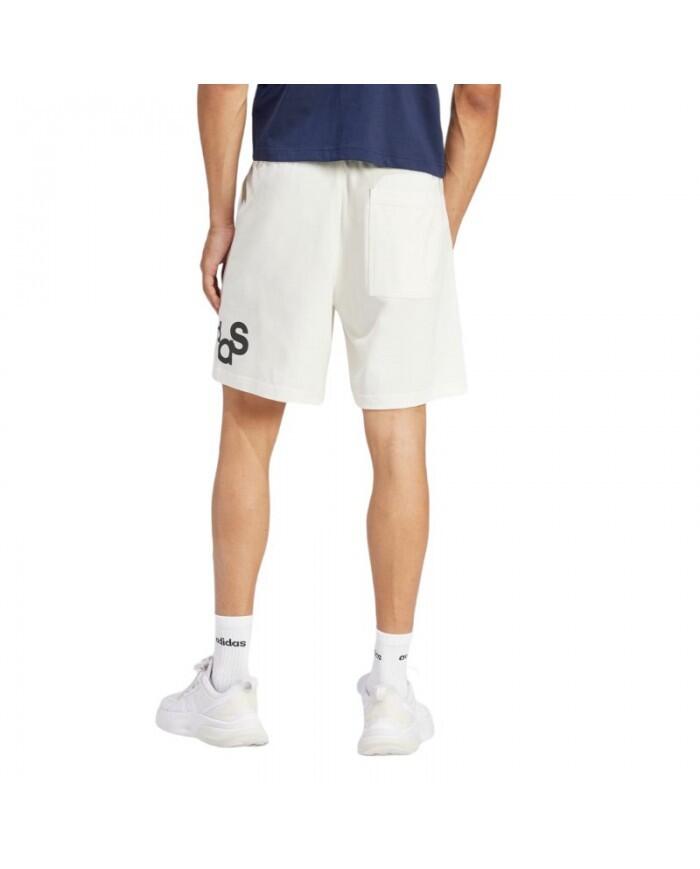 Pantaloncino uomo adidas graphic print - bianco 3/4