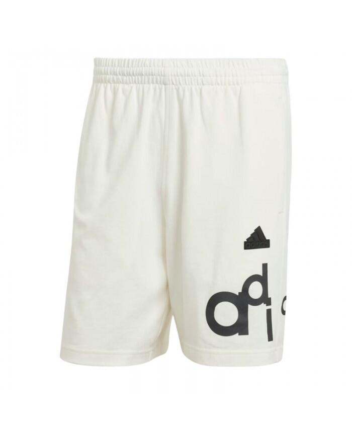 Pantaloncino uomo adidas graphic print - bianco 4/4