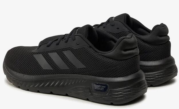 Turnschuhe Mann Adidas Cloudfoam Comfy Schwarz 3/6
