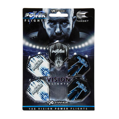 Dart Flights-Set Phil Taylor Vision Power Darts / Steeldarts Unisex