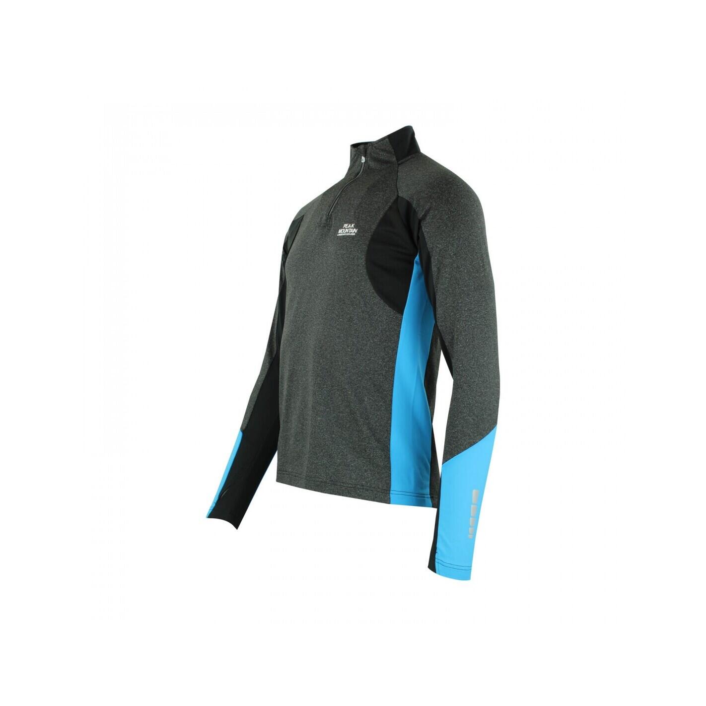 T-shirt 1ere peau avec zip Peak Mountain 2/3