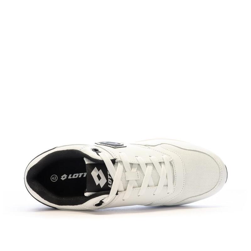 Baskets Blanc/Noir Homme Lotto Basket Lotto Six100