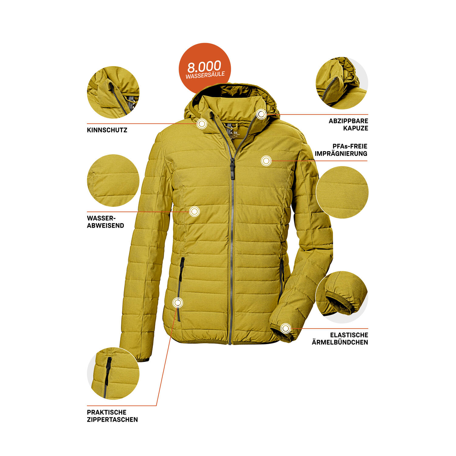 Damen Steppjacke GW 67 WMN QLTD JCKT_Uyaka 6/6