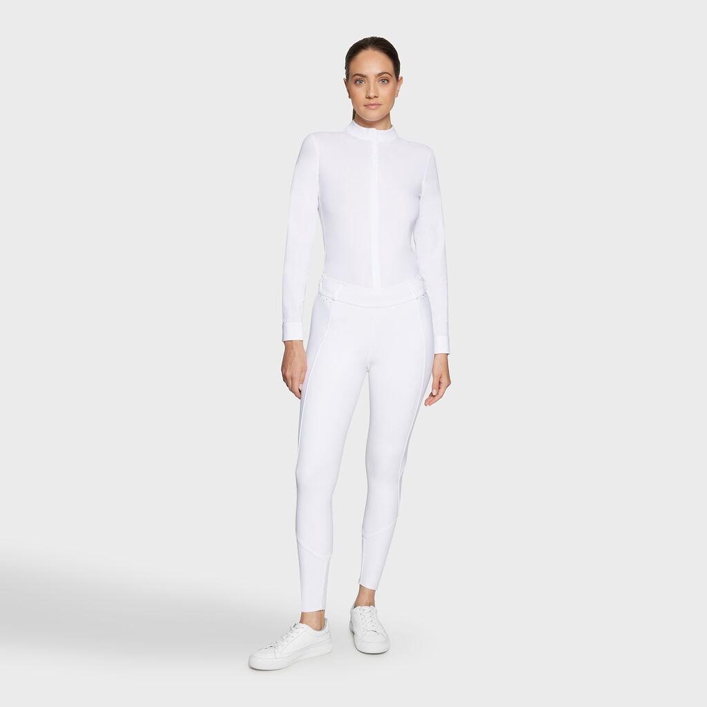 SAMSHIELD Samshield Tessa Full Grip Rijbroek Dames Fw24 Wit