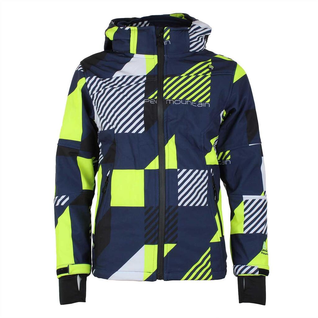 Printed softshell jacket Peak Mountain Cover