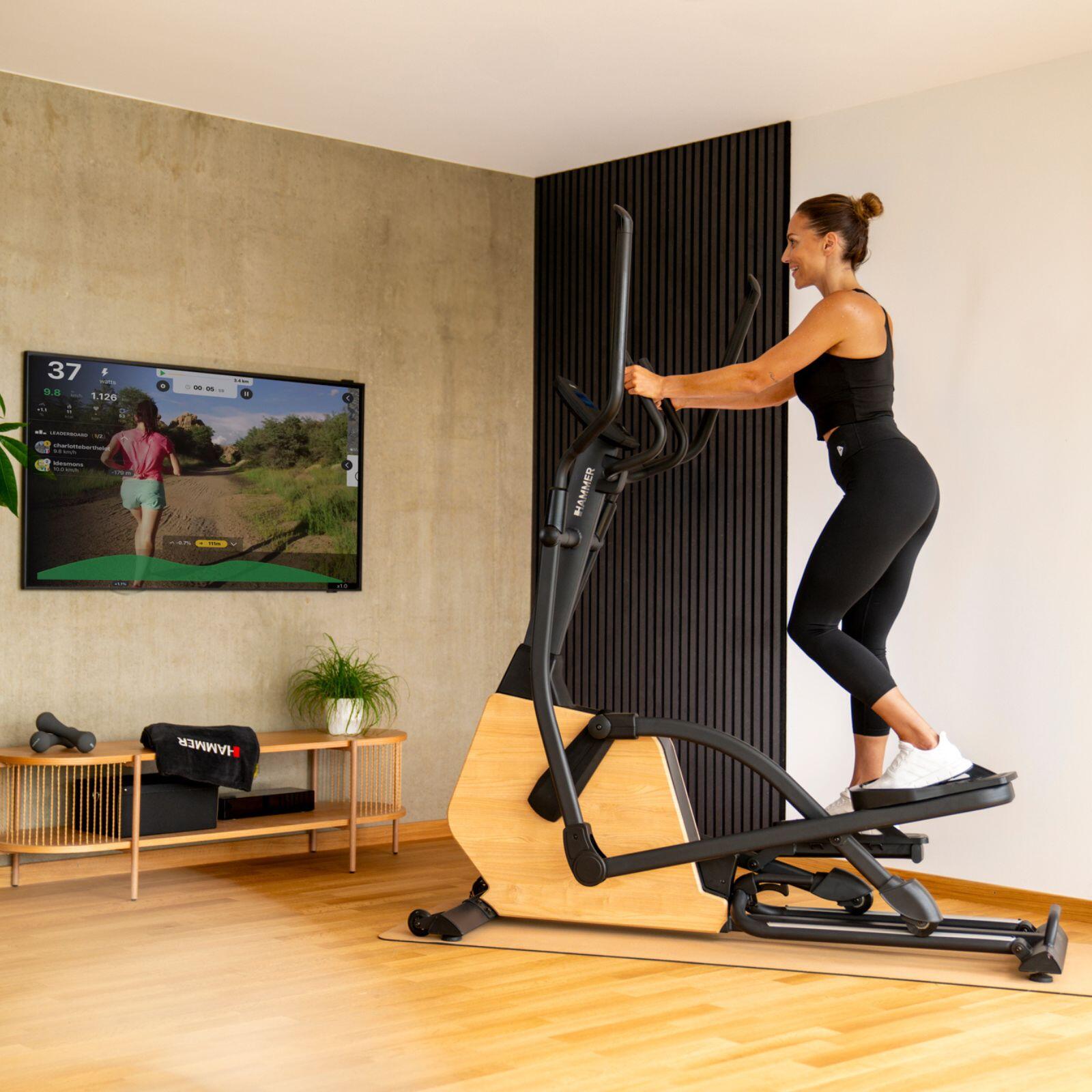 Hammer Fitness CrossPace 5.0 NorsK - Ellittica / Crosstrainer con Zwift 7/7