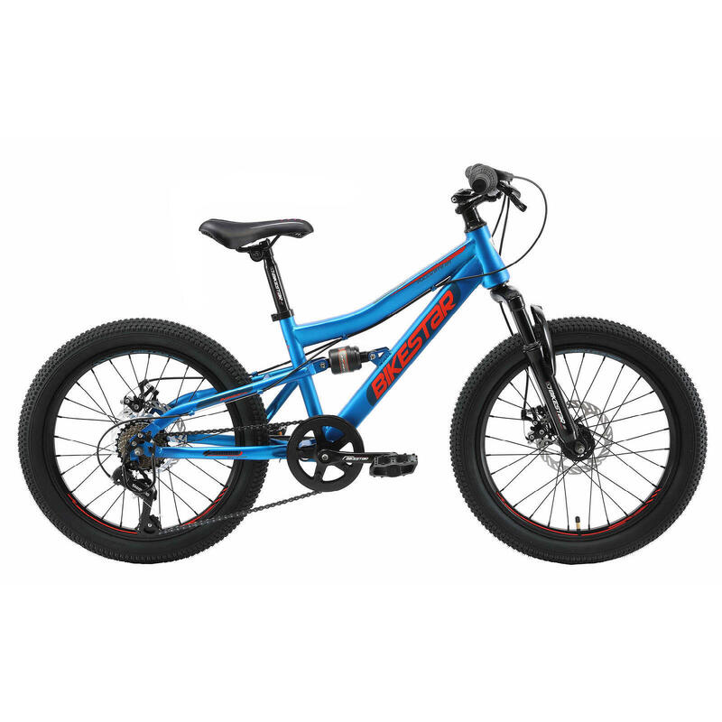VTT 24" vélo enfant 9 ans, tout suspendu, 21 vitesses, frein à disque