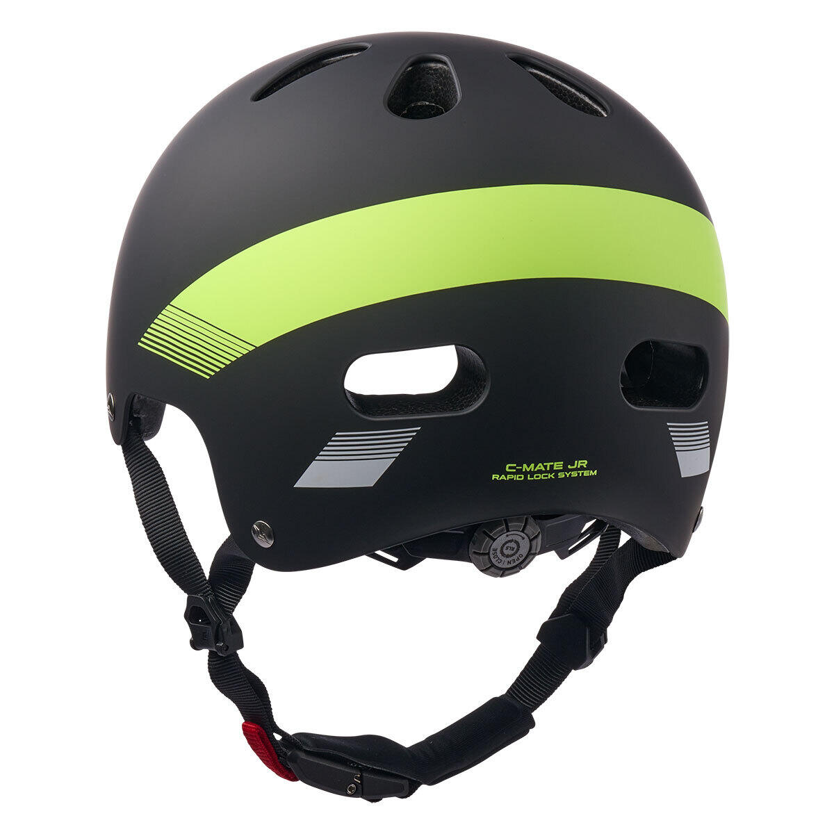 Casco da bici per bambini C-Mate Jr, nero-lime 2/2