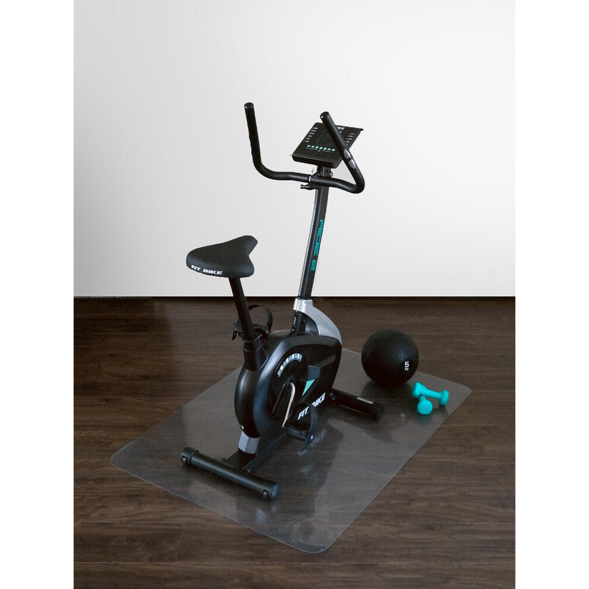 Tapete de proteção para equipamentos de ginástica 90x120 cm - Transparente