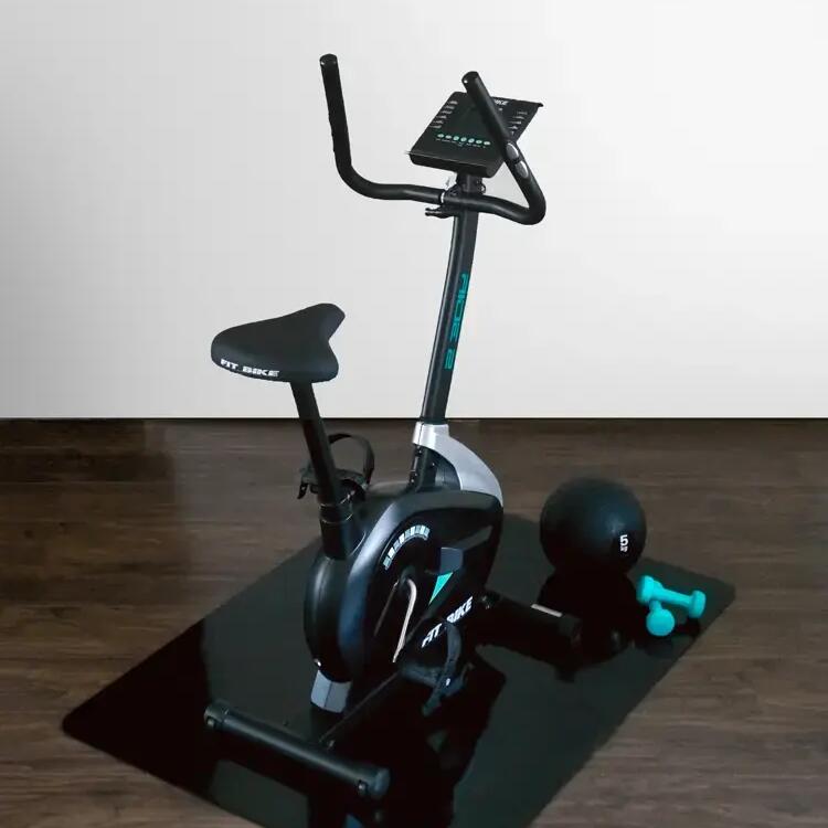 Protective mat for fitness equipment 120x150 cm - Black