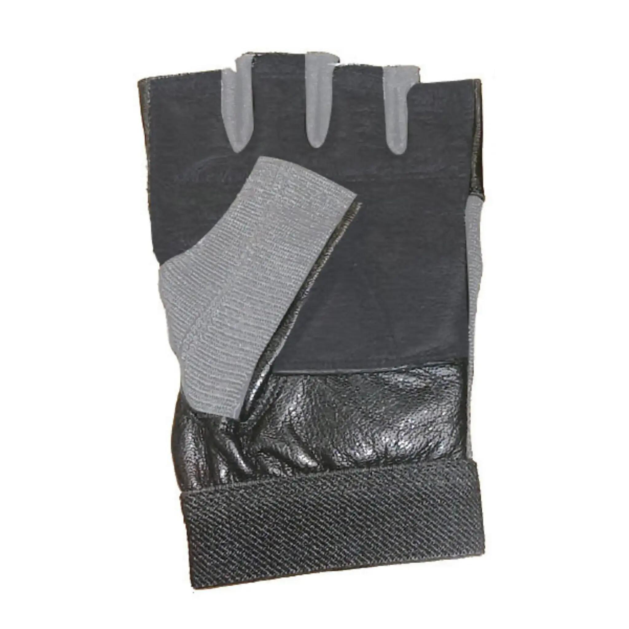 Luvas Fitness - Elastano - Cinza - Tamanho: L 3/3