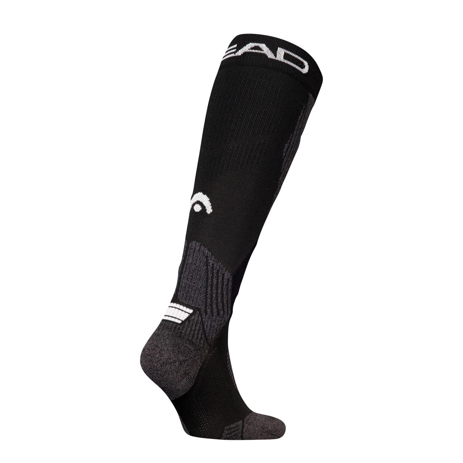 Chaussettes de ski HEAD Racer Kneehigh 1 paire Noir 2/2