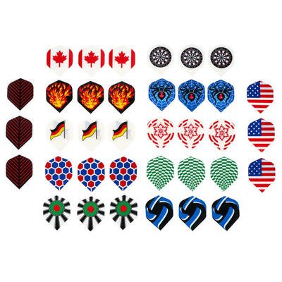 Dart Flights-Set HD 120 Darts / Steeldarts Unisex