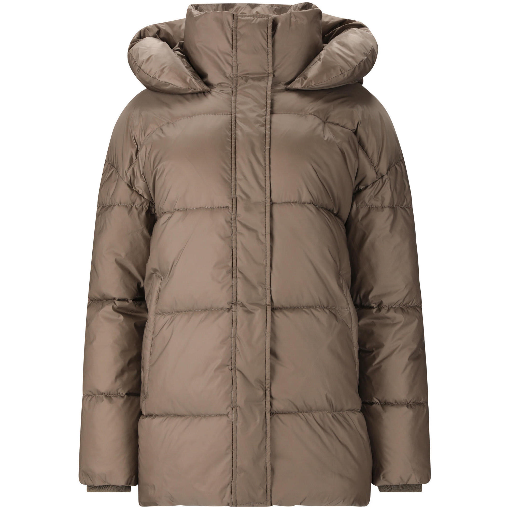 Athlecia - Doudoune Femme Athlecia Moriarty - Doudoune Synthétique - Marron - 44 L - Decathlon