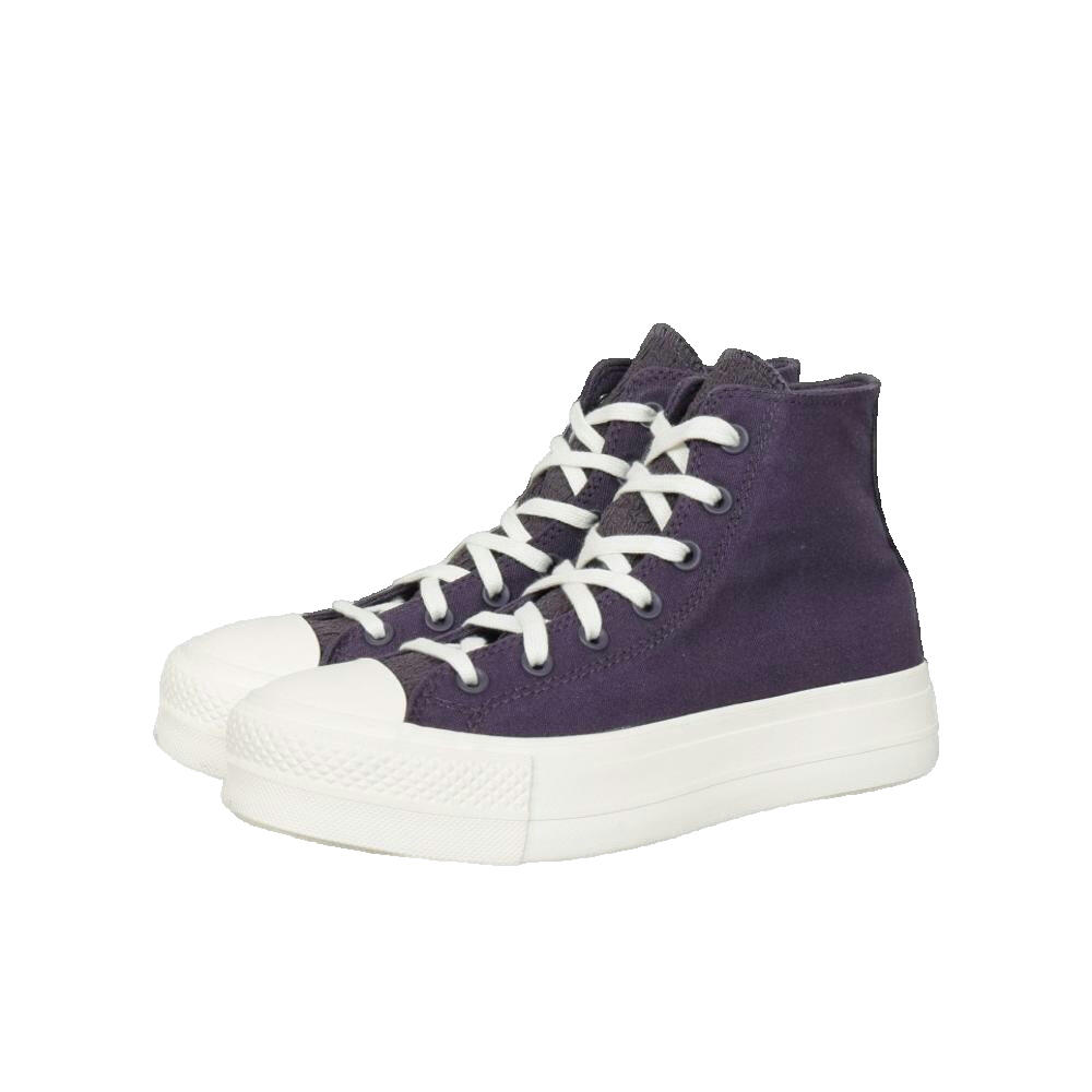 Zapatillas Mujer Converse Taylor All Star Lift Violeta 3/4