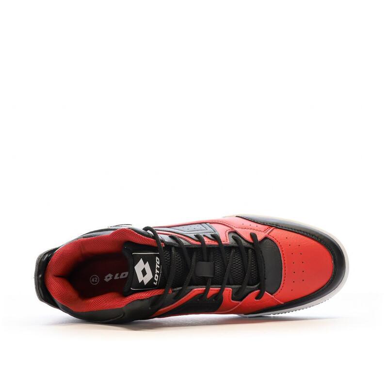 Baskets Rouges/Noires Homme Lotto Thirty 6
