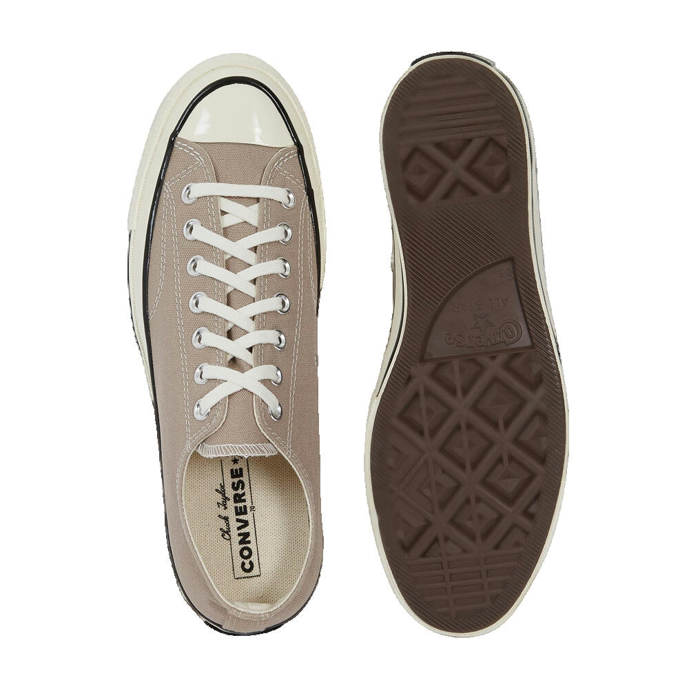 Chaussures Adultes Converse Basses Chuck 70 Ox Beige 3/4