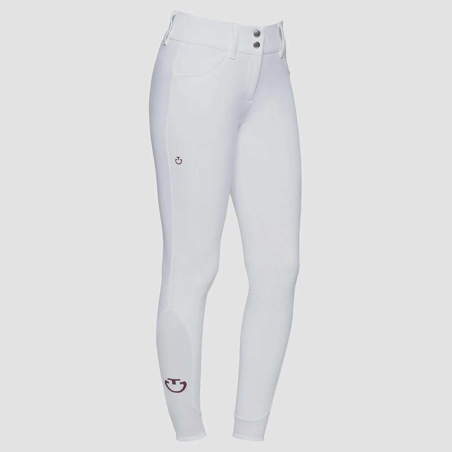 CAVALLERIA TOSCANA Cavalleria Toscana Dames Rijbroek Hoge Taille Kniegrip Wit