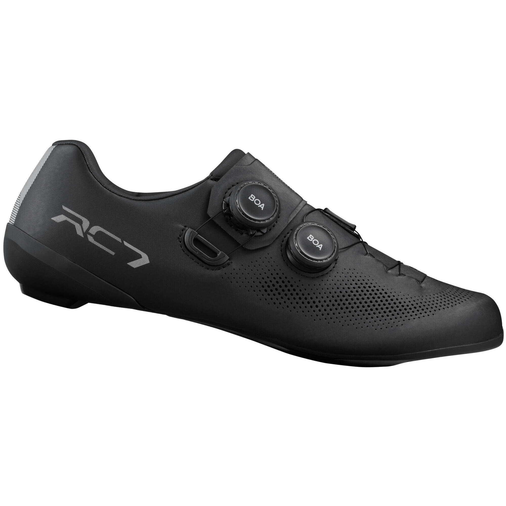 Shimano - Vélo De Course - Chaussures De Vélo Sh-rc703 Larges - Chaussures De Vélo - Noir - 43 - Decathlon