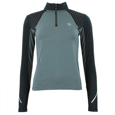 Dames t-shirt 1st skin met ritssluiting peak mountain