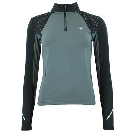 T-shirt 1ere peau avec zip femme Peak Mountain