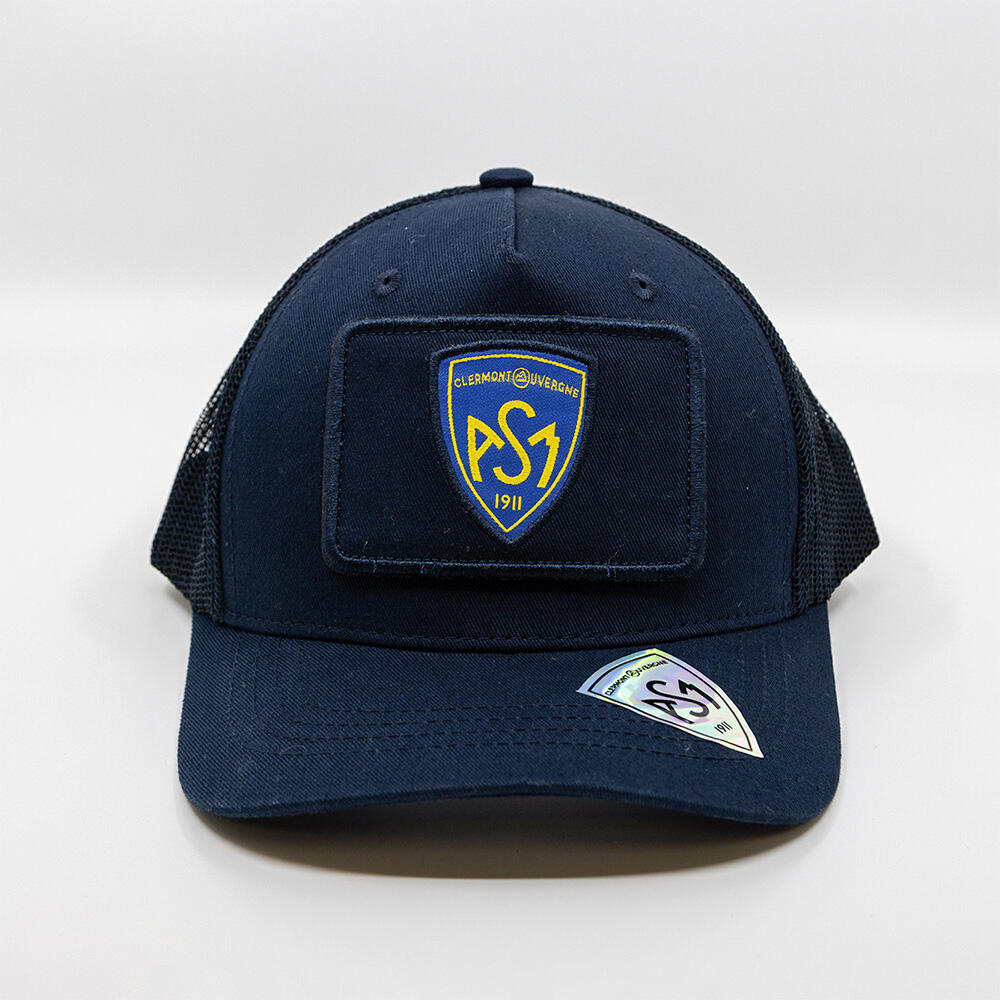 Boné Com Patches Asm Clermont Azul Marinho Tu